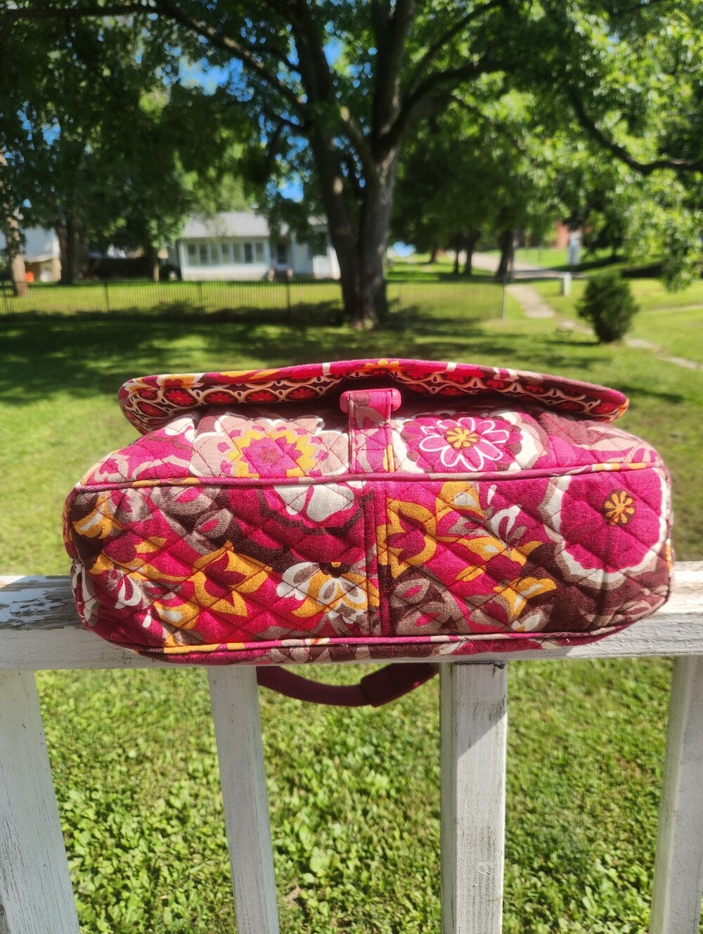 Vera Bradley Carnaby Little Betsey Quilted shoulder bag EUC - Picture 10 of 12